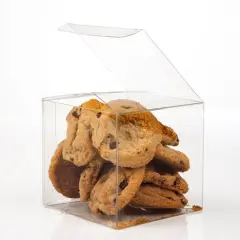 Crystal Clear Boxes&reg; with Pop & Lock Bottom 3" x 3" x 3" 25 pack PLB58