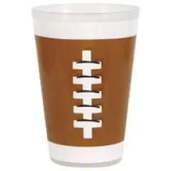 Game Face Football Reusable 16oz Plastic Cup 6ct