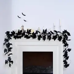 9ft Halloween Garland with Lights