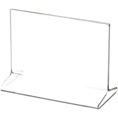 Plymor Clear Acrylic Sign Display / Literature Holder (Top-Load), 5" W x 3" H