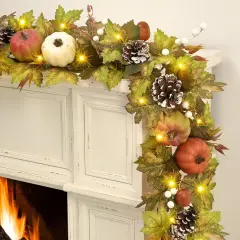 Fall Decorations for Home, 5.9Ft Fall Garland