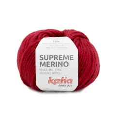 Katia Supreme Merino Wool Alpaca Blended Yarn Red
