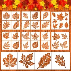 Fall Painting Stencils Maple Leaves Stencils Autumn Leaves Stencil (Maple Leaves)