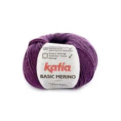 Katia Basic Merino Superwash Yarn Dark lilac