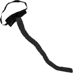 4E&rsquo;s Novelty 25" Adjustable Furry Black Cat Tail Costume &ndash; Bendable Faux Fur Tail for Adults & Kids, Cosplay, Halloween Dress-Up, Cat, Fox, Wolf, Raccoon, and Animal-Themed Costume Accessory