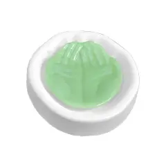 8.5" x 7.5" x 1.5" Open Hands Glass Fusing Frit Casting Kiln Mold