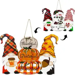 Reversible Fall Porch Decor