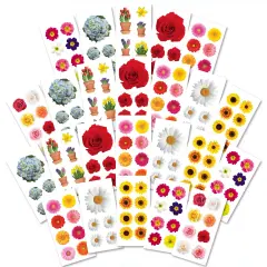 Garden Flower Decorative Sticker Bundle