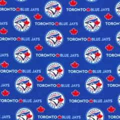 Licensed MLB Toronto Blue Jays Blue Cotton 6676-B Fabric by the Yard