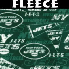 Licensed NFL New York Jets Retro Fleece 70293D Fabric by the Yard