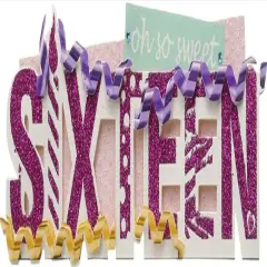 Paper House Oh Sweet Sixteen Dimensional Title Stickers