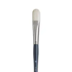 Princeton Snap! Natural Bristle Brush - Filbert, Long Handle, Size 12