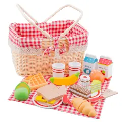 New Classic Toys Picnic Basket Set 27 pieces