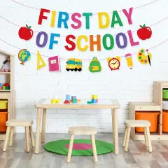 First Day Of School Banner Decor