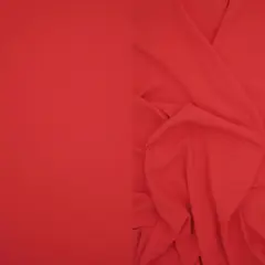 1 Yard Drapery Fabric Peach Skin Solid Stretch Woven Soft Brushed 57/58" Width TOMATO RED