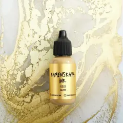 M-033 GOLD | ALCOHOL INK | METALLIC | KAMENSKAYA INK