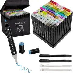 100 Colors Dual Tip Art Set