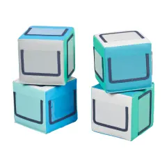 Picture Me Blocks, Activity Cubes, 4-Piece Contemporary