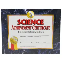 Science Achievement Certificate