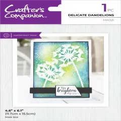 Crafter's Companion Mask-Delicate Dandelions