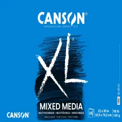Canson XL Mixed Media Pad 22"X30"-18 Sheets