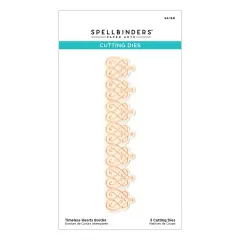 Spellbinders Etched Dies-Timeless Hearts Border