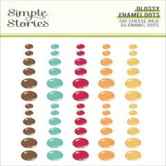Say Cheese Wild Enamel Dots-Glossy