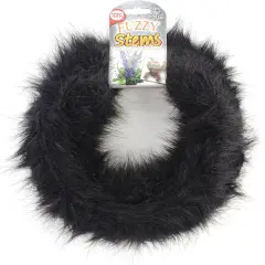 Fuzzy Craft Stems 9 Feet Black
