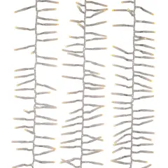 Kurt Adler 1000-Light 32.8-Foot Warm White LED Cluster Garland