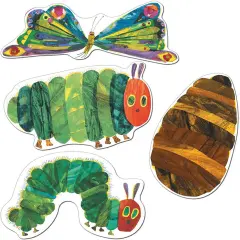 World of Eric Carle 48 The Very Hungry Caterpillar Bulletin Board Cutouts, Very Hungry Caterpillar Butterfly Cutouts for Bulletin Board and Classroom D&eacute;cor, Colorful Eric Carle Cutouts for Classroom