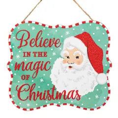 10" Wooden Sign: Magic of Christmas (Mint)