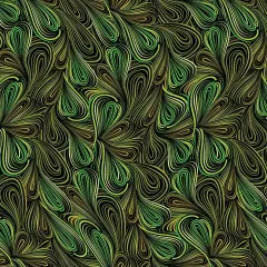 Green Color Flow Cotton Wideback Fabric per yard