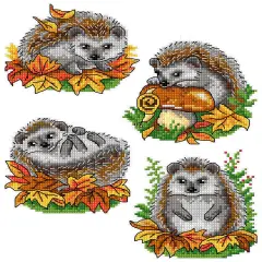 Hedgehogs 202CS Counted Cross-Stitch Kit