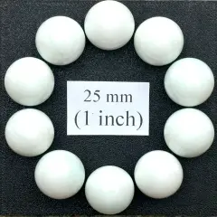 YOU CHOOSE COLOR Glass Marbles 25mm (1 inch) SHOOTER Taw Lot White