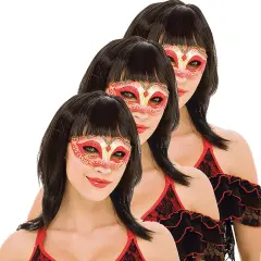 Red Masquerade Mask