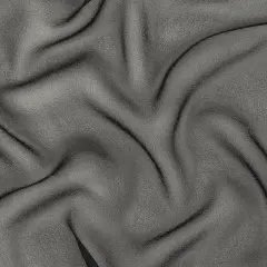 1 Yard Premium Black Silk Georgette Lightweight Fabric for Evening Wear 53 Inch Width