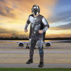 The Mandalorian Adults Qualux Costume Star Wars Bounty Hunter Outfit