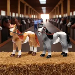 Hand Painted Ceramic Horse Salt & Pepper Shakers, Equestrian Gift, Gift for Him, Gift for Dad, Kitchen D&eacute;cor, Office Decor, Farmhouse Decor