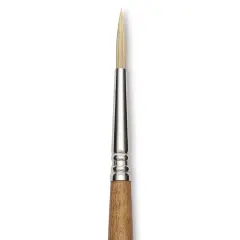 Escoda Futura Synthetic Bristle Brush - Series 5400, Round, Size 4, Long Handle