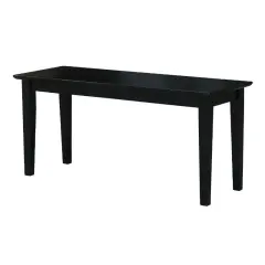 Shaker Style Solid Wood Bench for Bedroom or Foyer