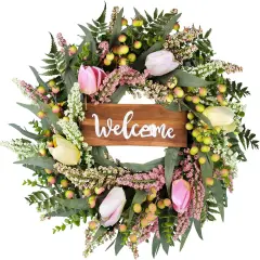 Wreaths for Front Door 20 Inch Spring, Summer, Fall, All Seasons