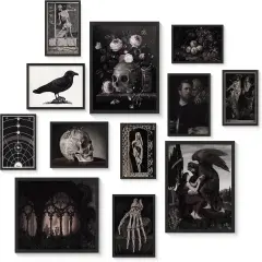 12Pcs Dark Academia Decoe