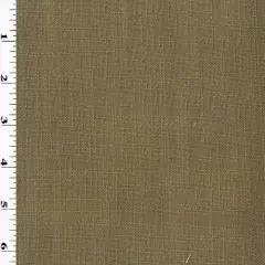 Muddy Olive Textured Slub Woven Home Decorating Fabric By the Yard