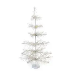 Cody Foster 29.0 Inch S Silver Mylar Tabletop Tree Christmas Decorative Tree , Christmas Decor 2 Ft Elegant Christmas Classic