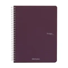 Fabriano Ecoqua Original Spiral-Bound Notebook, A5, 70 Sheets Wine
