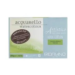 Fabriano Artistico Traditional White Watercolor Block, 140 lb./300 gsm