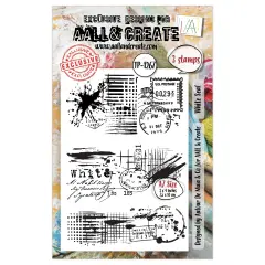 AALL And Create A7 Photopolymer Clear Stamp Set-White Seal
