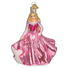 Old World Christmas 4.5 Inch Princess Tree Ornament , Fairy Tale Pink Dress
