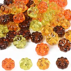 60PCS Acrylic Pumpkin Fall Decorations