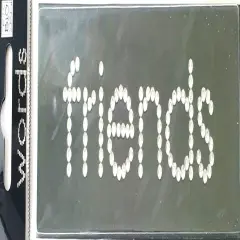 Me & My Big Ideas Bling Word Friends Rhinestones Sticker Embellishment